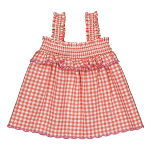 Hallo Simone – Iris Vichy Top | Rot