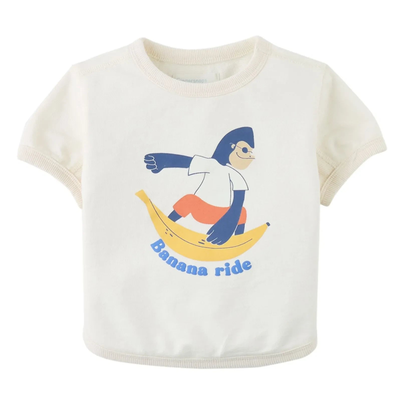 Gingersnaps - Chalice Banana Ride Baby T-Shirt | Weiß