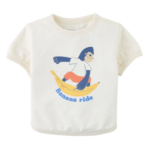 Gingersnaps - Chalice Banana Ride Baby T-Shirt | Weiß