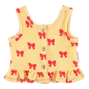 Piupiuchick - Organisches Terry-Knotentop | Gelb
