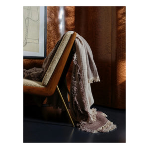 & Tradition - HM1 Boomerang Sessel, Nussbaum-Holzrahmen | Nussbaum