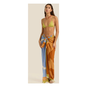 Soleil Soleil – Quadratischer Pareo | Blau