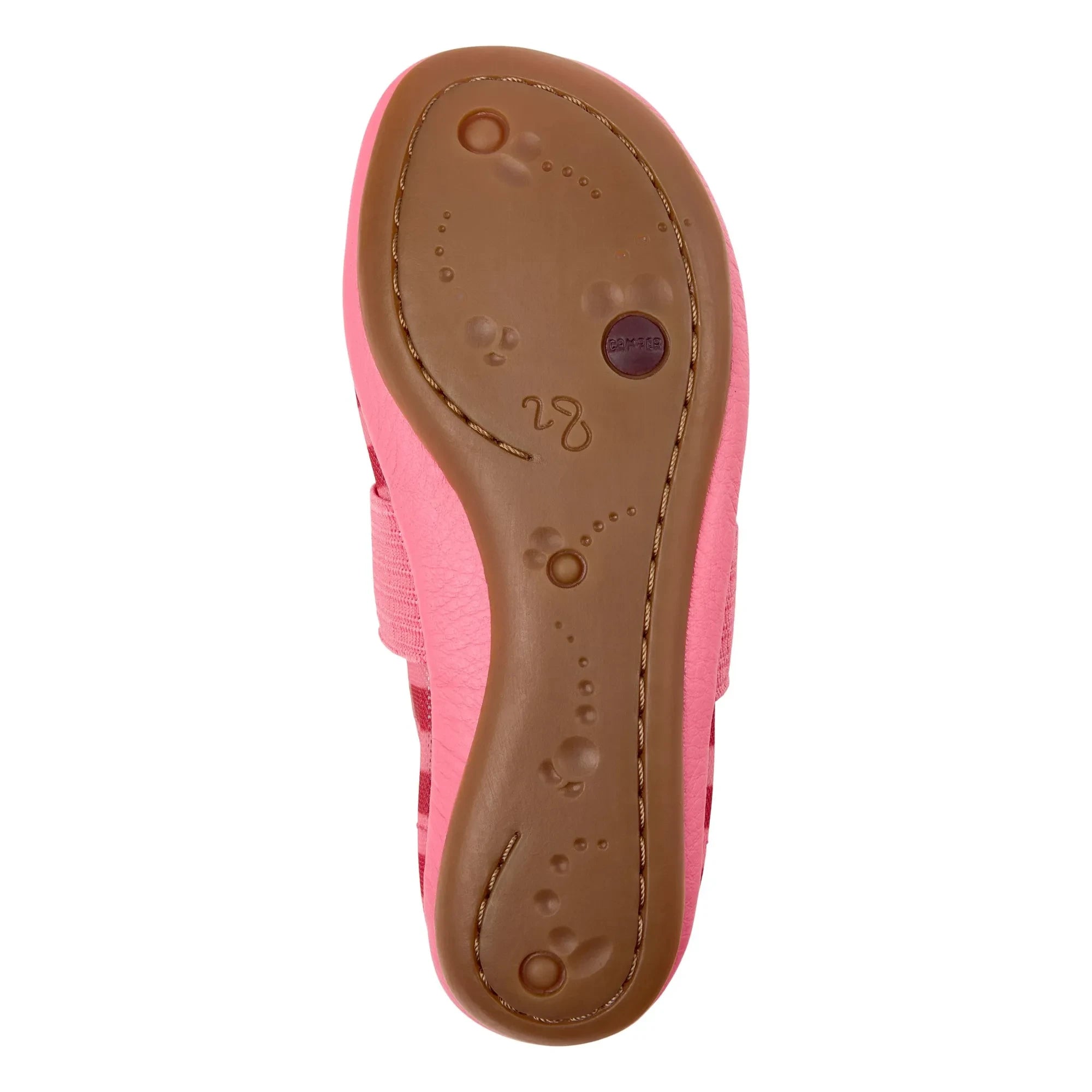 Camper – Gestreifte Ballerinas für Damen | Pink