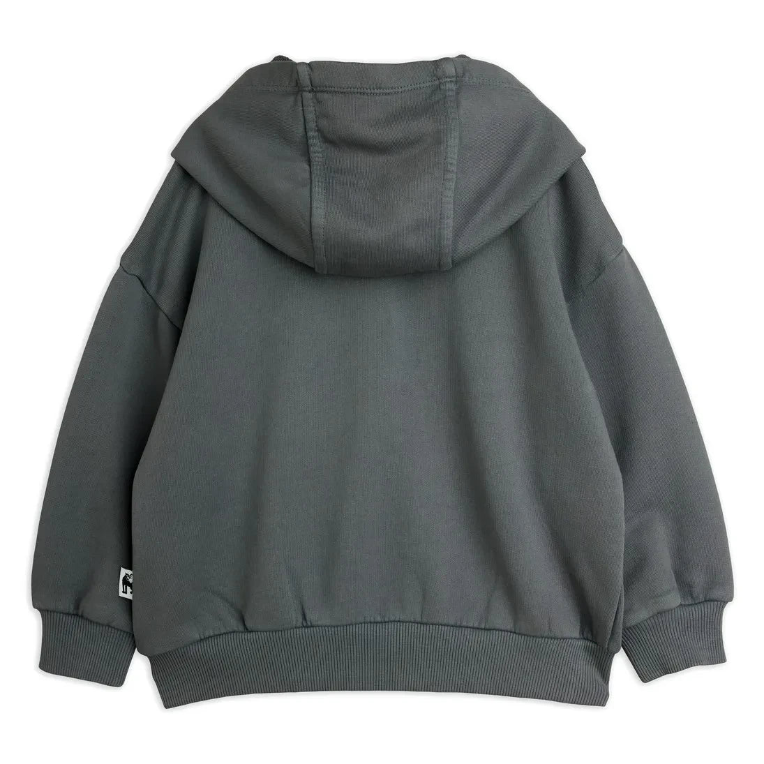 Mini Rodini - M.Rodini Fermuarlı Sweatshirt Organik Pamuk | Gri