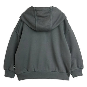 Mini Rodini - M.Rodini Fermuarlı Sweatshirt Organik Pamuk | Gri