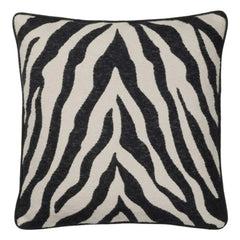 Broste Copenhagen - Zebra Kissenbezug | Noir/Blanc