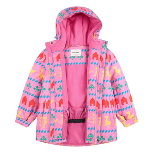 Bobo Choses - Skijacke aus recycelten Fasern | Rosa