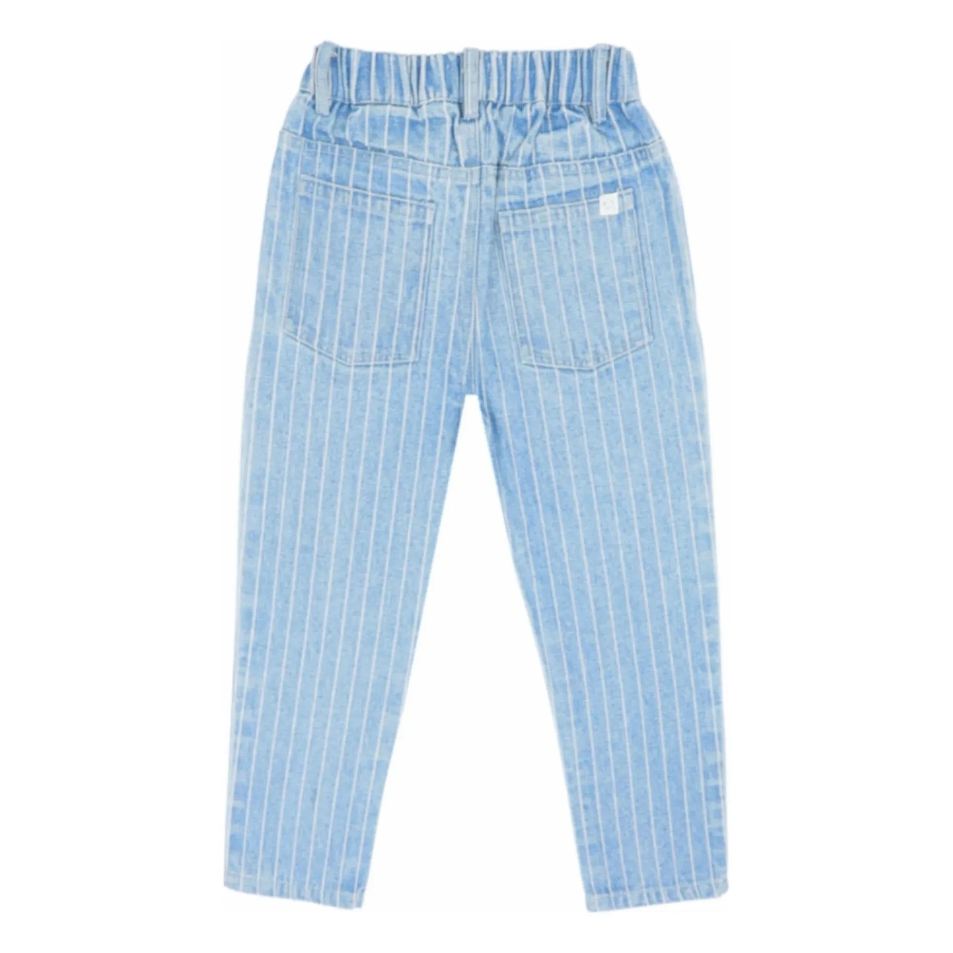 Jenest - Bio-Baumwoll gestreifte Jeans | Blau