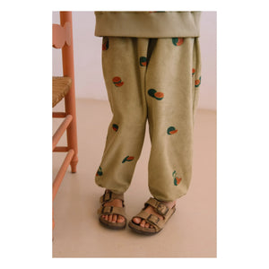 Studio Bohème - Porgy Karpuz Bio-Baumwoll-Frottee-Hose | Khaki