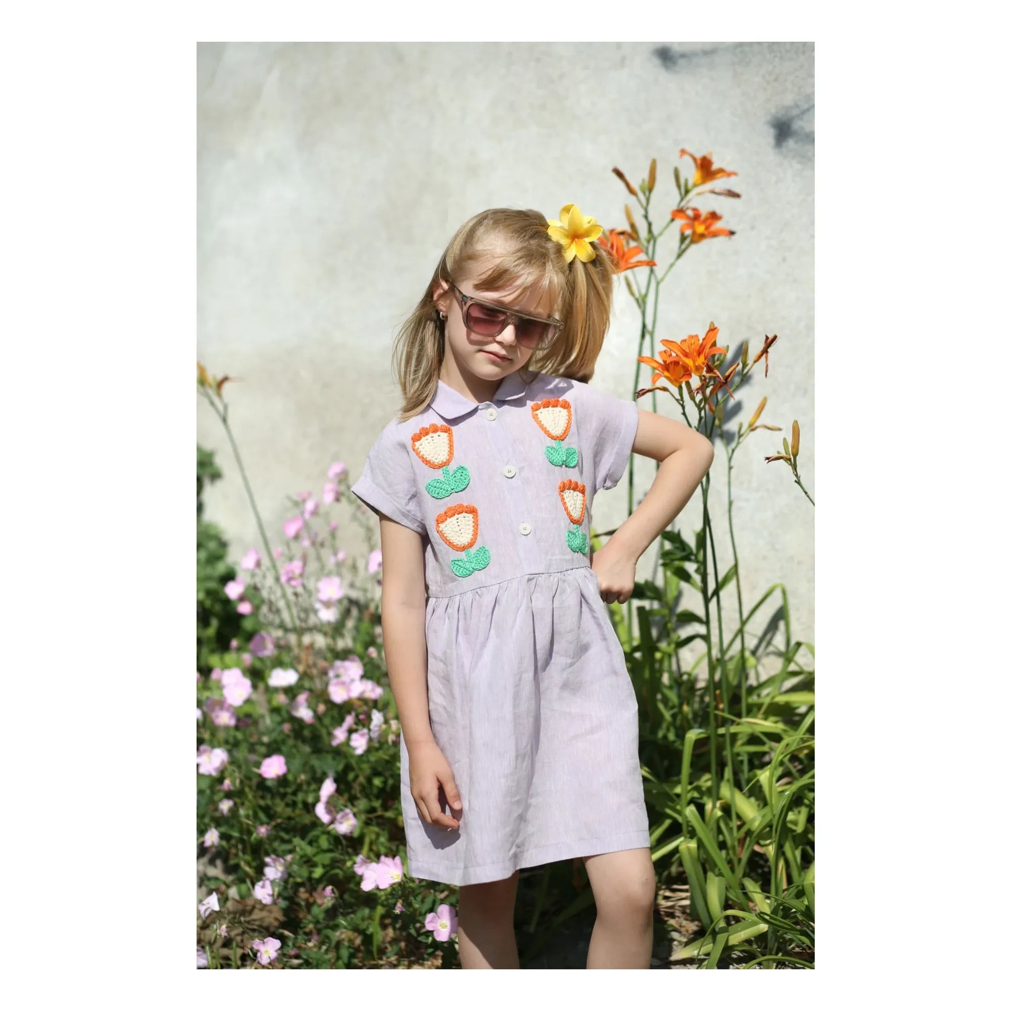 Kalinka - Mila Leinen Kleid | Mauve