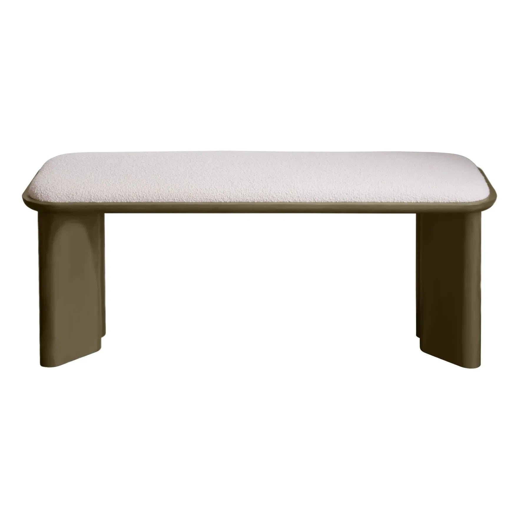 Gabrielle Paris - Bank aus lackiertem Holz „Lake“ | Khaki