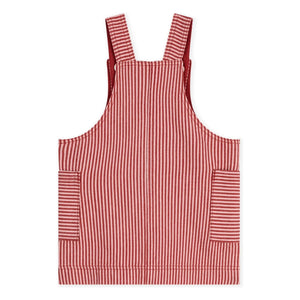 Petit Bateau - Çizgili Organik Pamuk Tulum Elbise | Pembe