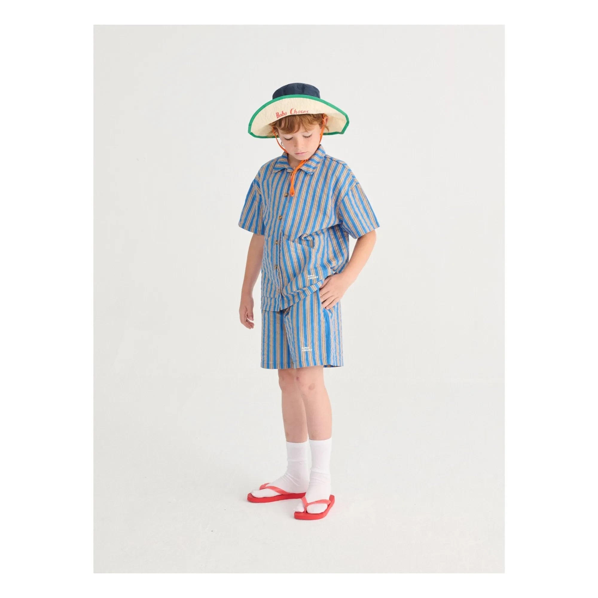 Bobo Choses - Gestreifte Shorts | Blau