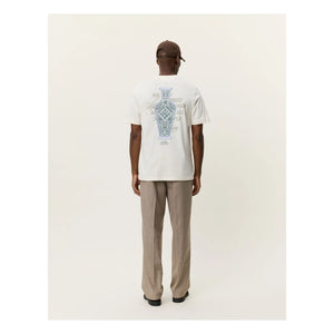Les Deux - Ben Faience Organik-Baumwoll-T-Shirt | Creme