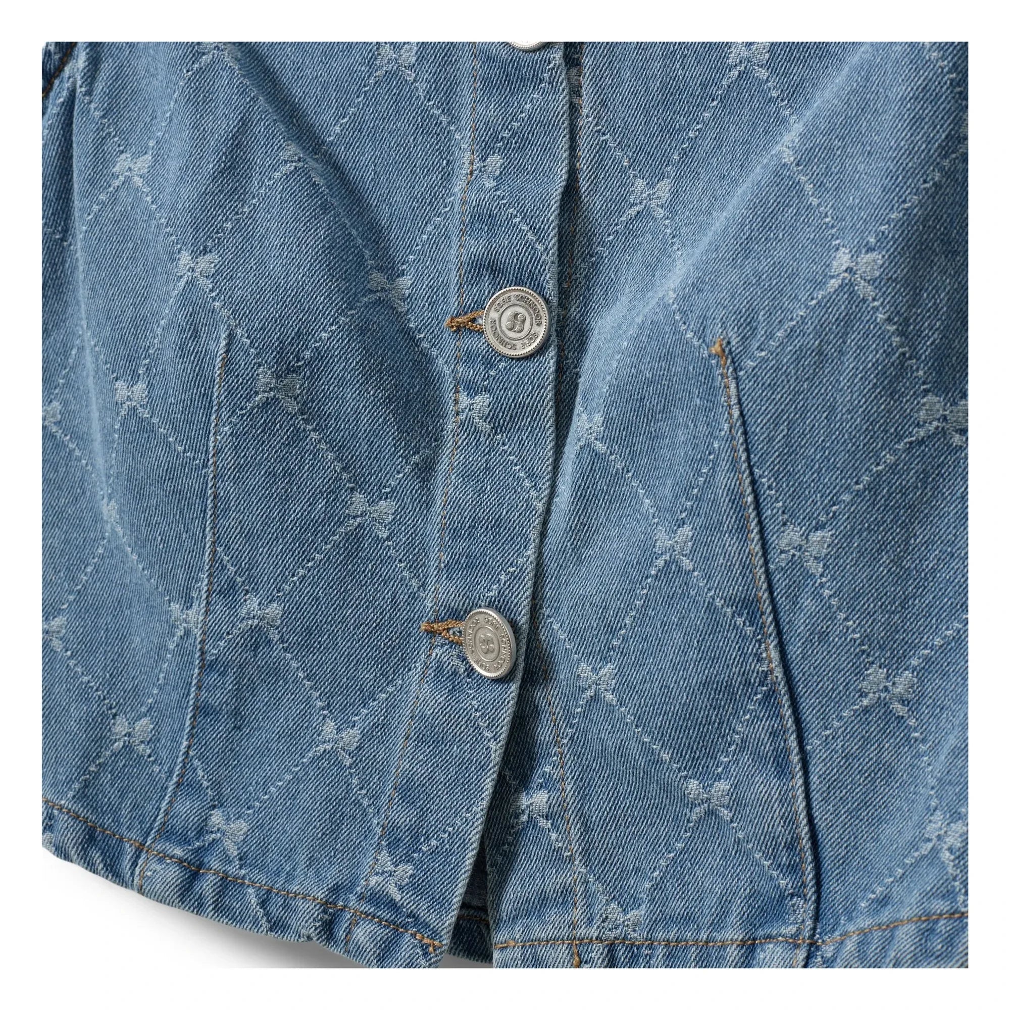 Sofie Schnoor - Carlasy Ärmellose Jeansjacke | Blau
