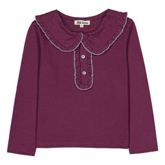 Hello Simone - Matou Bio-Baumwoll-T-Shirt | Bordeaux