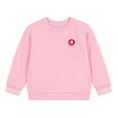Petit Bateau - Organik pamuk logo sweatshirt | Pembe