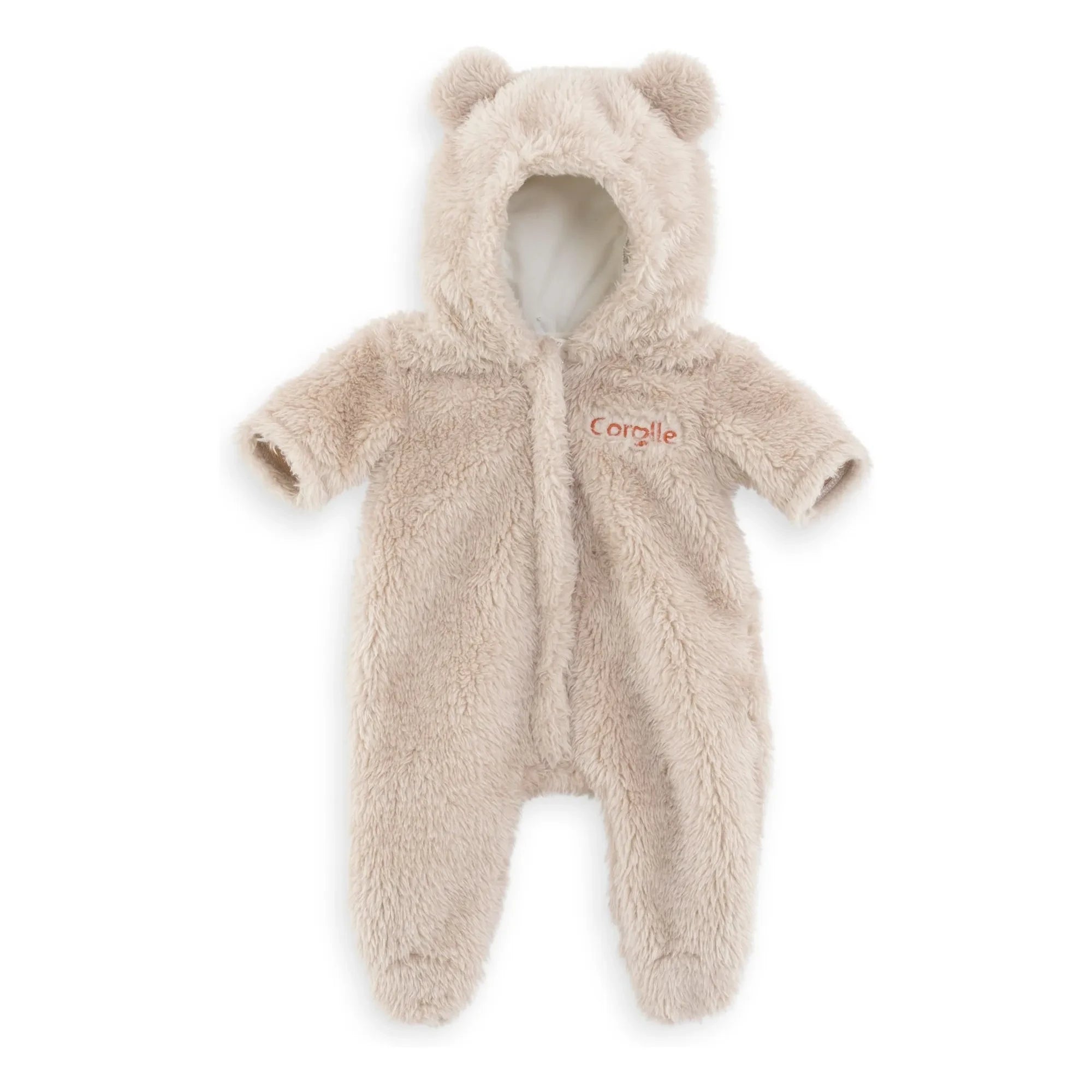 Corolle – Pilot-Overall aus Plüsch für Puppen – 30 cm | Beige