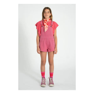 Piupiuchick - Love Bio-Baumwoll-Schwamm-Top | Fuchsia