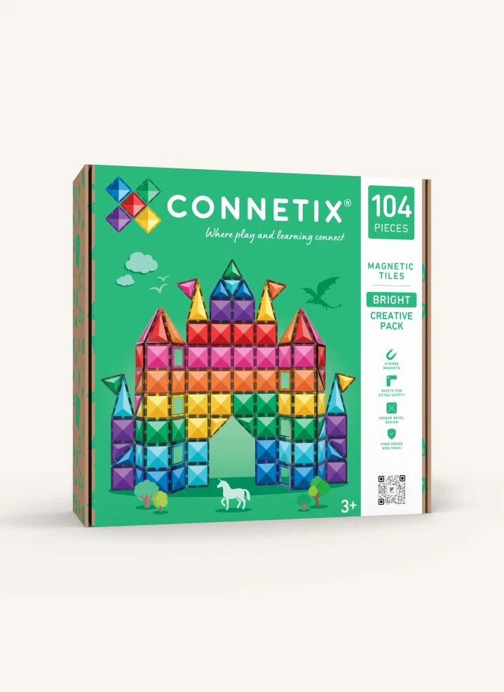 Connetix - Creative Pack - 104 Teile | Regenbogen