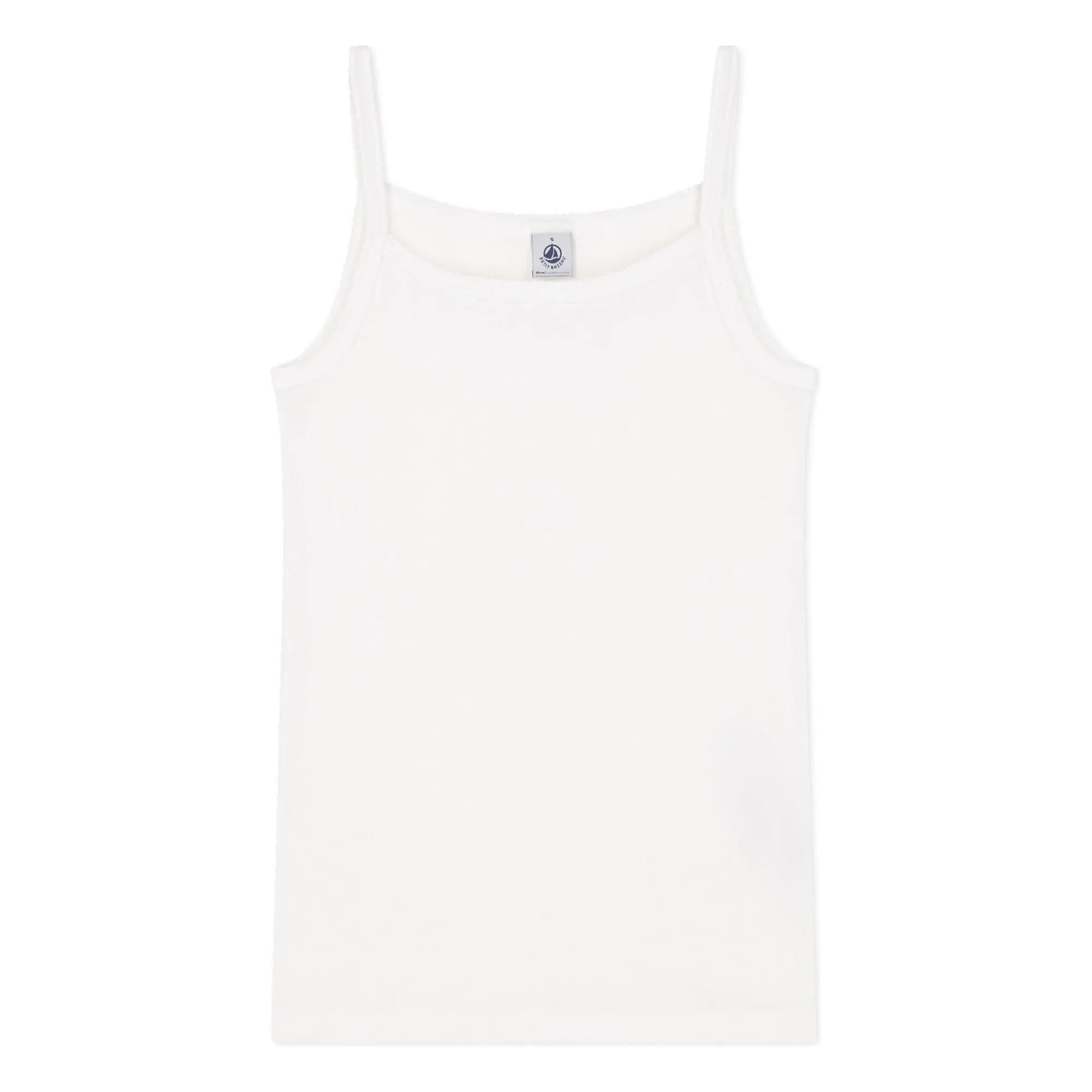 Petit Bateau - Cocotte Bio-Baumwoll-Unterhemd | Weiß