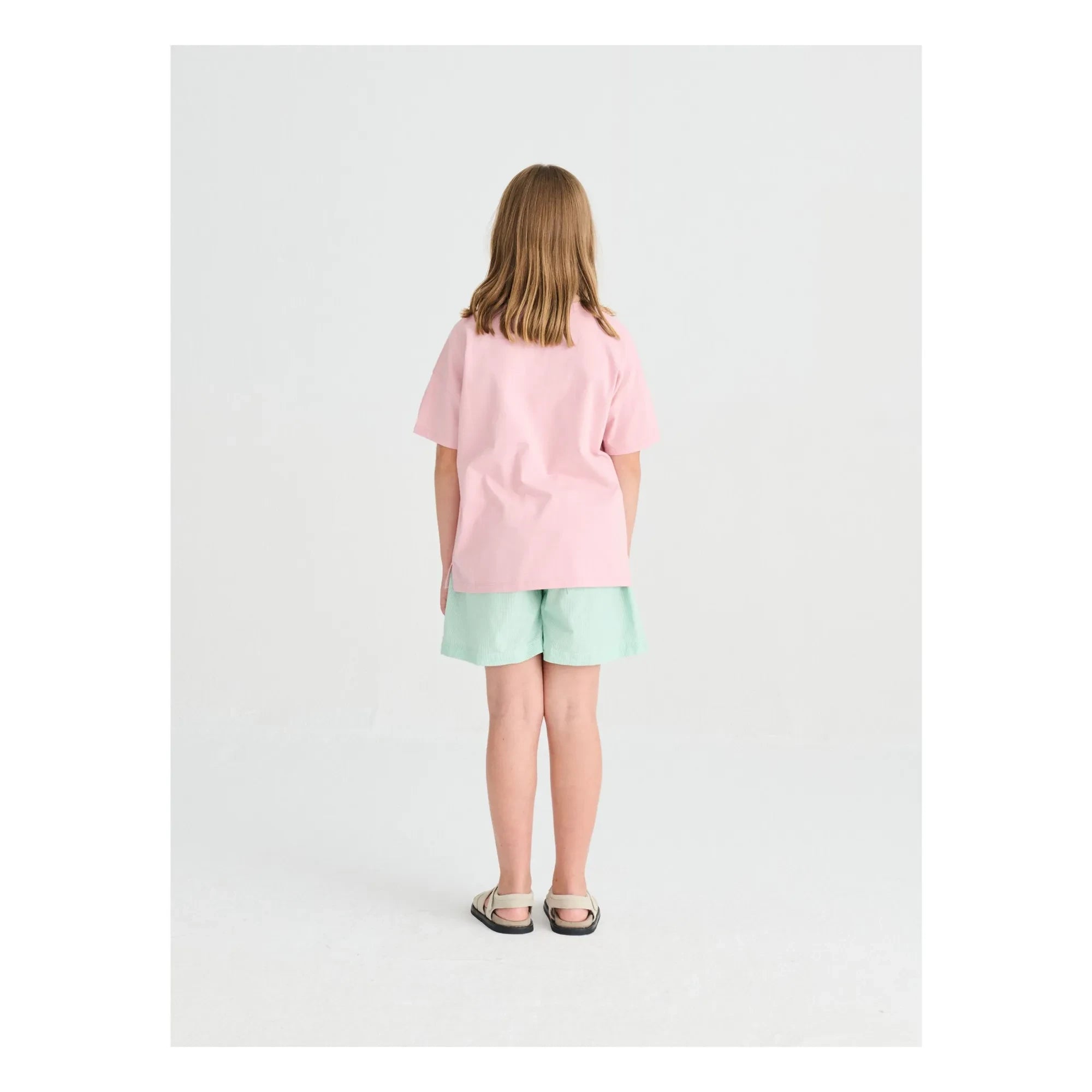 True Artist - T-Shirt Nr. 1 Vogel Bio-Baumwolle | Blassrosa