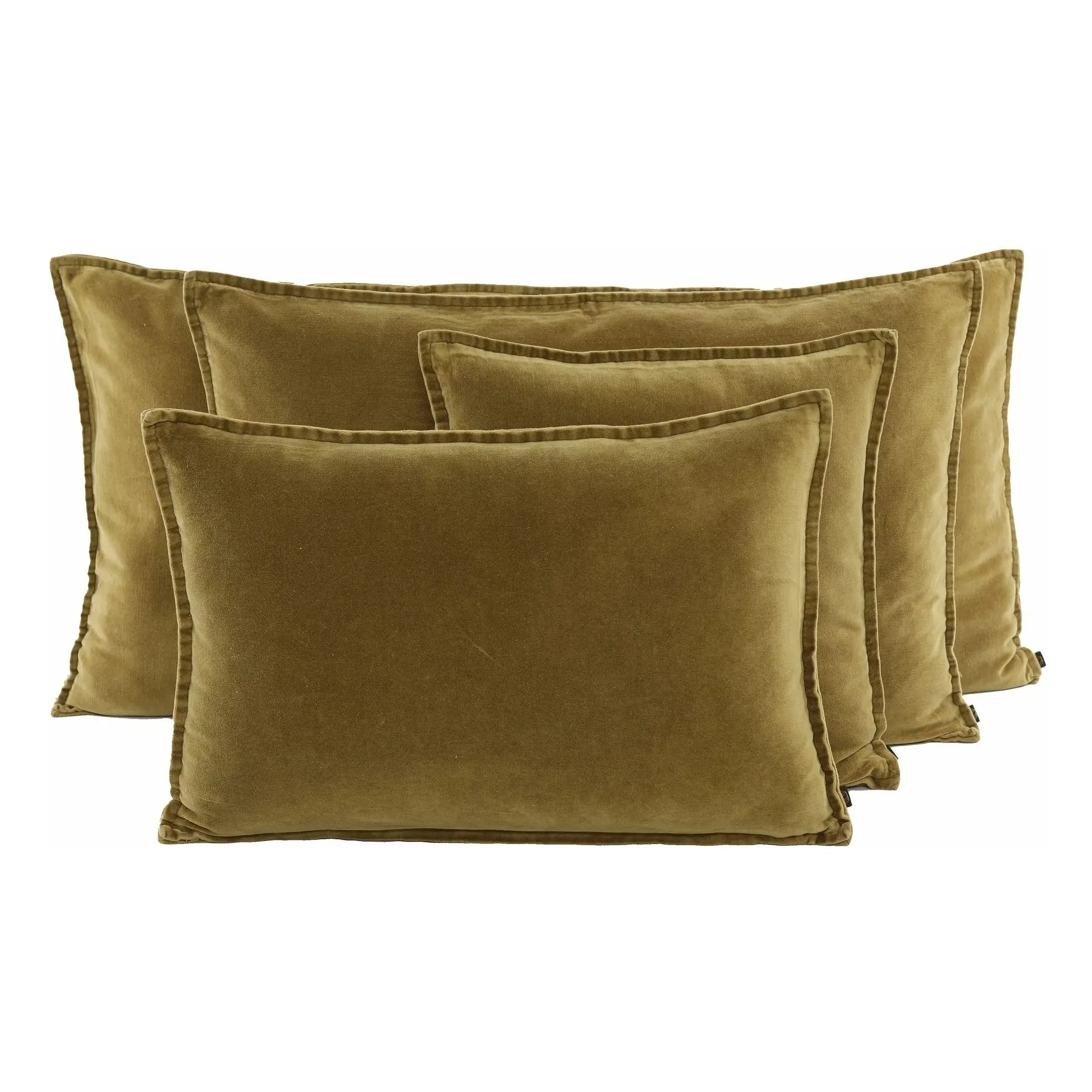 Haomy – Kissenbezug Manhattan Samt | Gold
