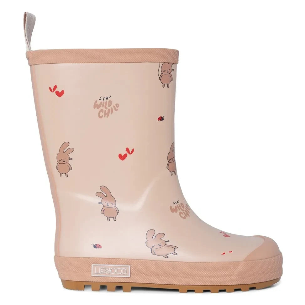 Liewood - Mason Hasen Regenstiefel | Rosa