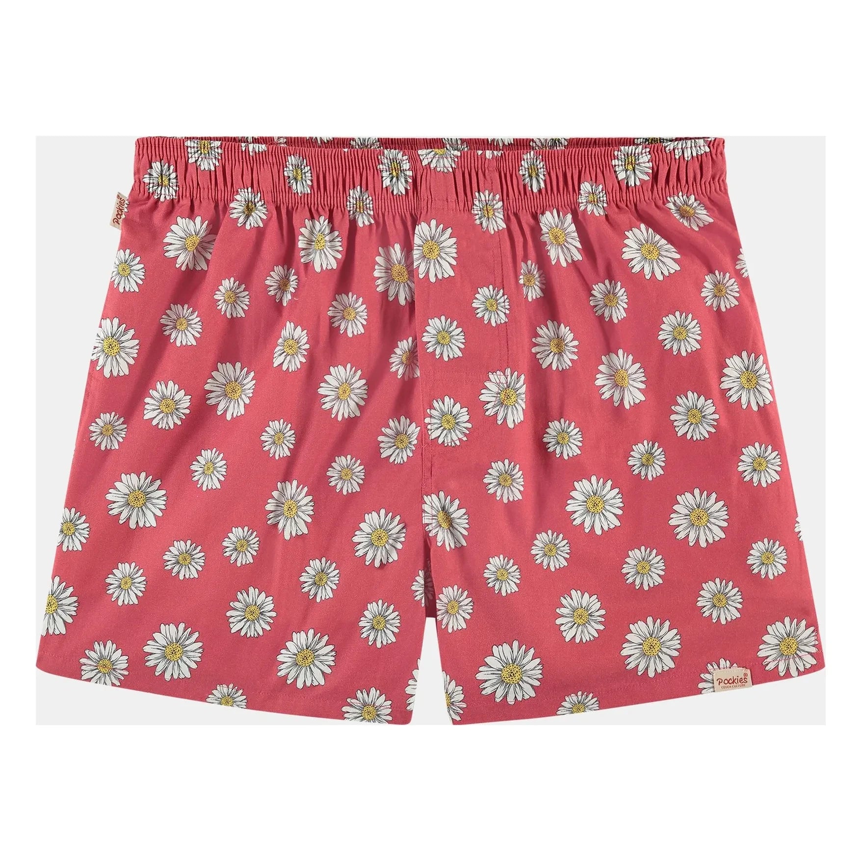 Pockies - Boxershorts mit roten Blumen | Rot