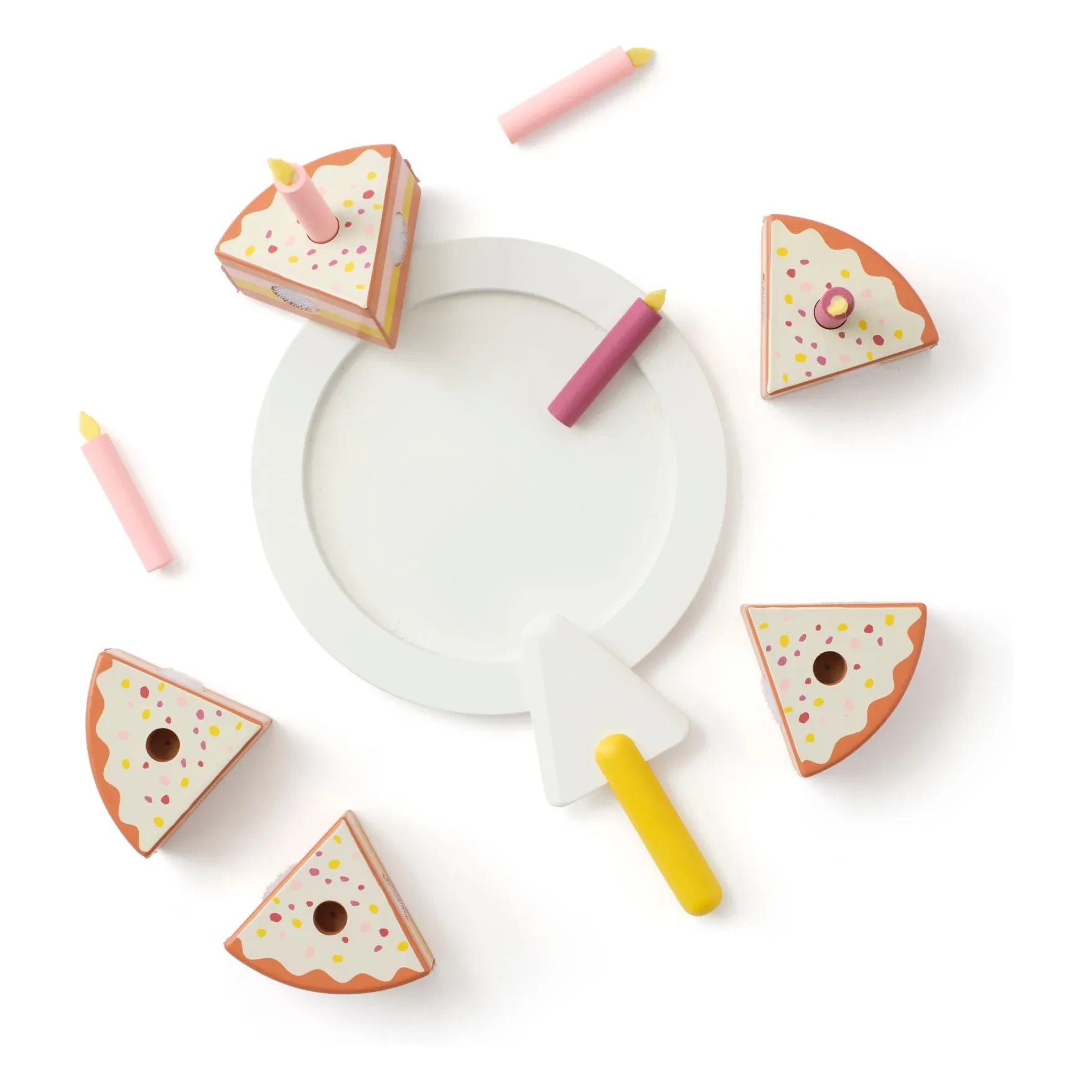 Kid's Concept - Geburtstagstorten-Schneideset | Pink