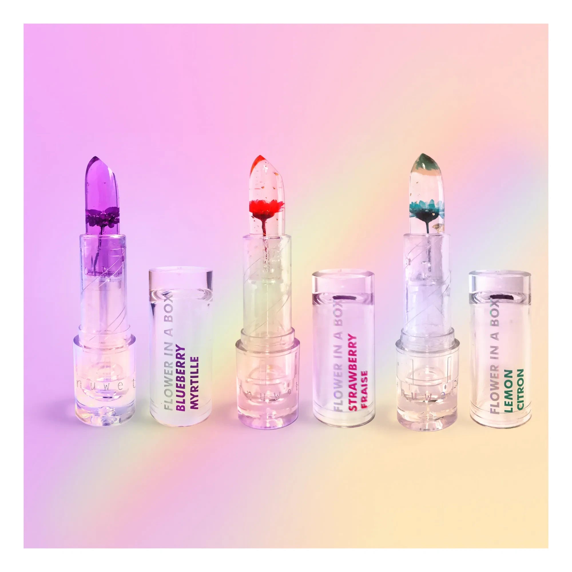 Inuwet - Lippenstift Blume in Box Zitrone - 3.5 g | Türkis