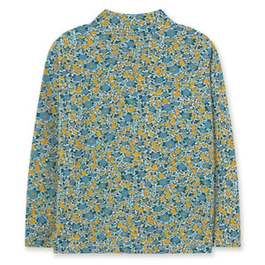 Tinycottons – Gerippter Rollkragenpullover aus Bio-Baumwolle mit Streifen | Blau