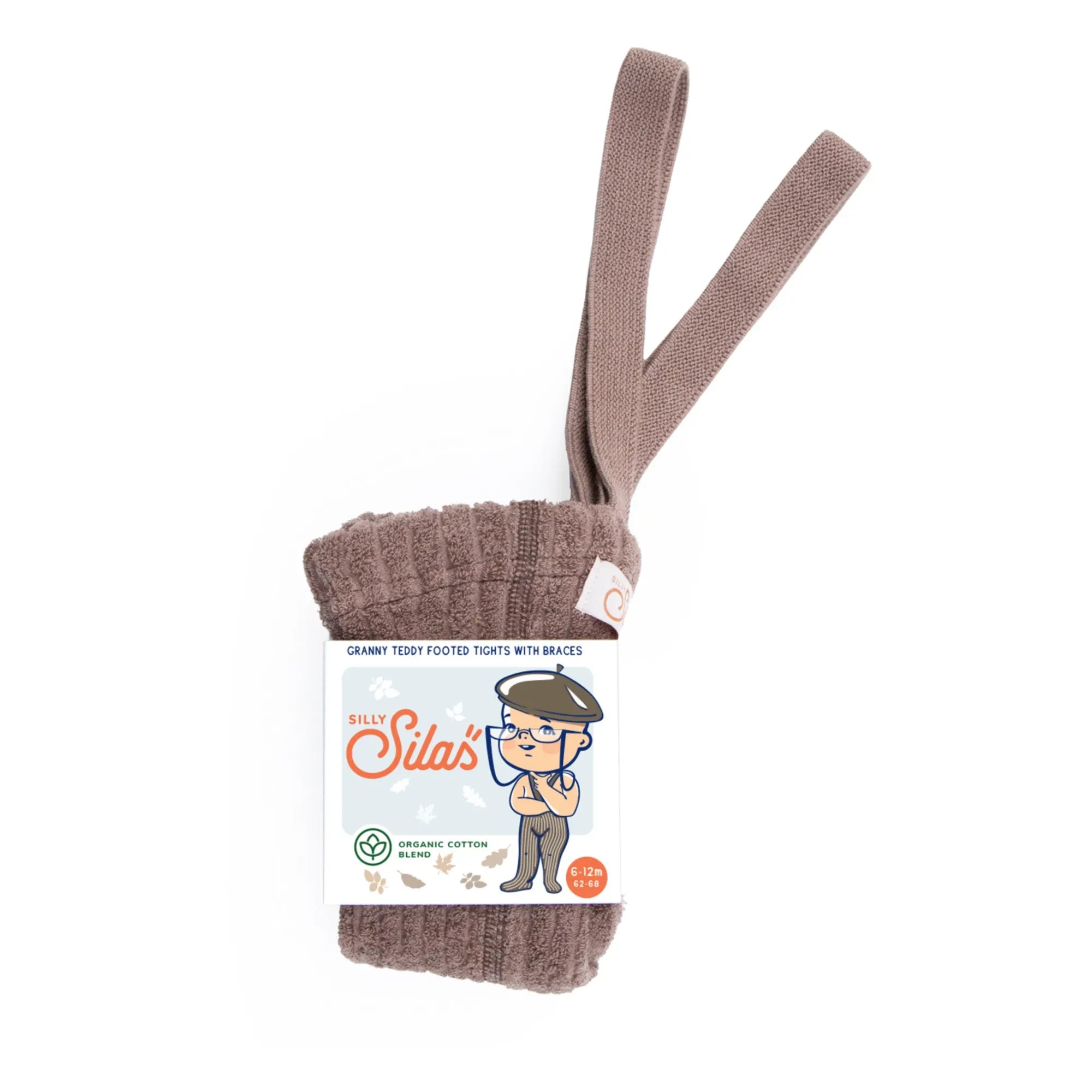 Silly Silas - Teddy Granny Bio-Baumwolle Frottee Strumpfhose | Staubrosa
