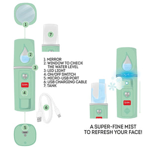 Legami - Mini Facial Mist Sprayer