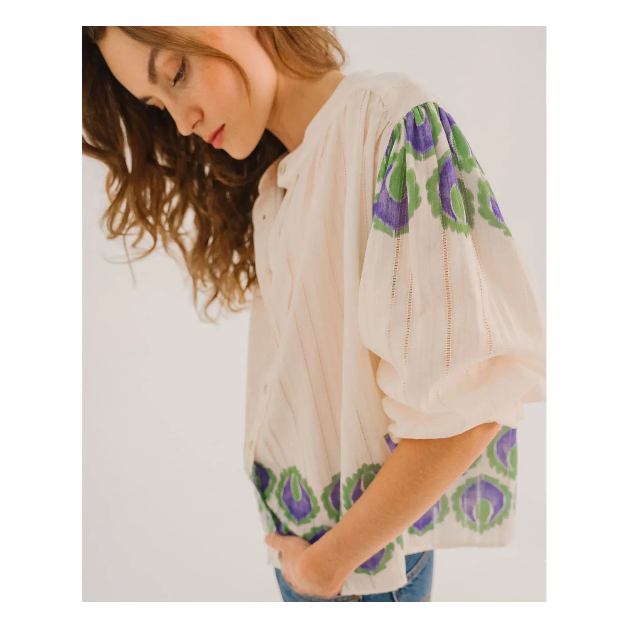 Tinsels - Candide Bluse | Blau