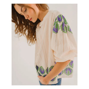 Tinsels - Candide Bluse | Blau