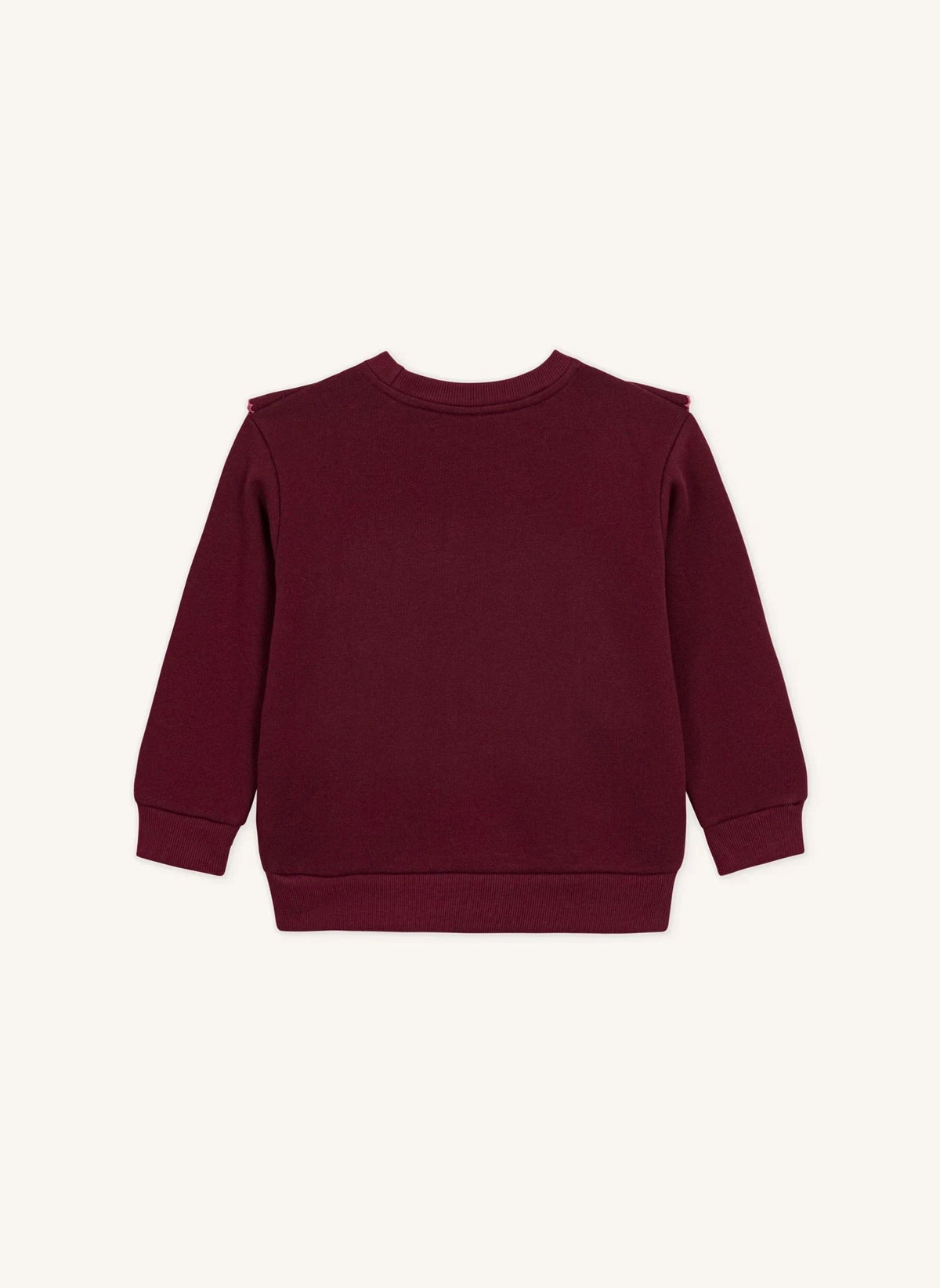 Petit Bateau - PB Rüschensweatshirt | Bordeaux