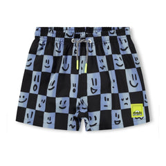 Molo - Niko Smiles Badeshorts aus recycelten Fasern | Blau