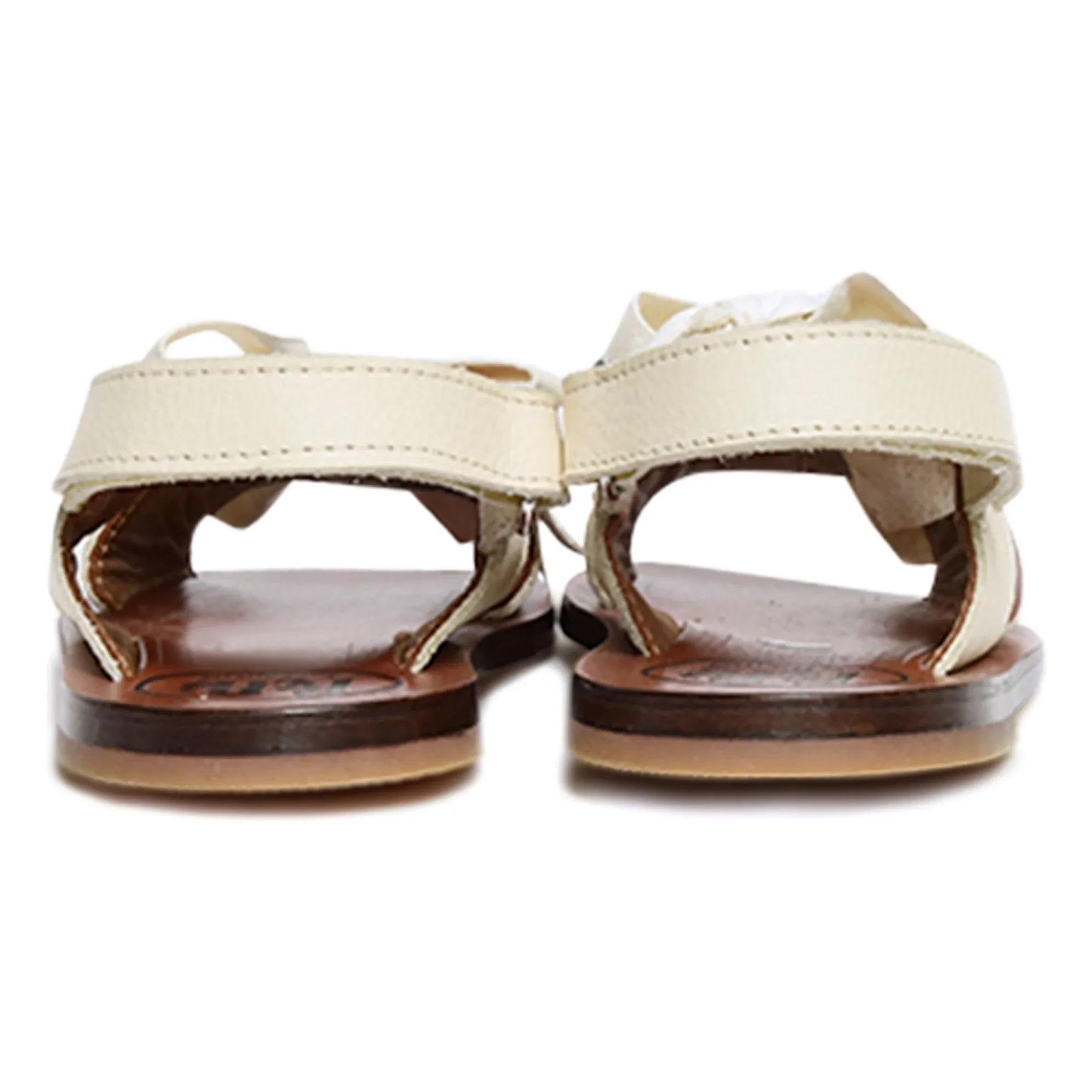 Pèpè - Sandalen mit Doppelknoten | Ecru