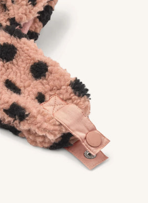 Liewood - Chapka Sherpa Bravo Leopard Recycelte Fasern | Verblasstes Rosa