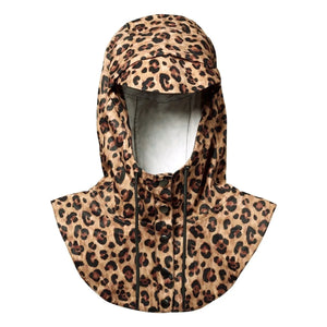 Fudoon - Wasserdichter Leoparden-Hoodie | Braun