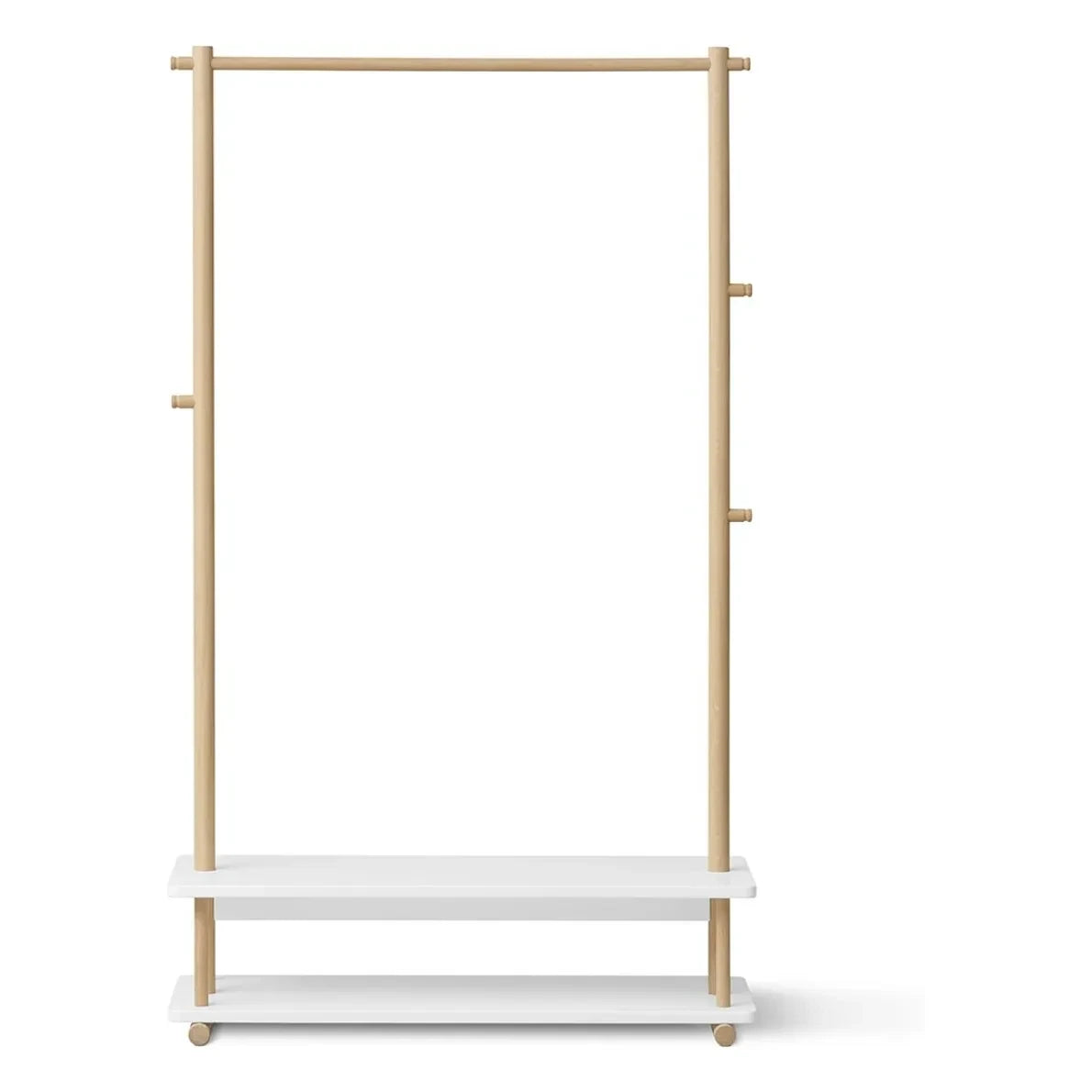 Oliver Furniture - Meşe askılık | Beyaz