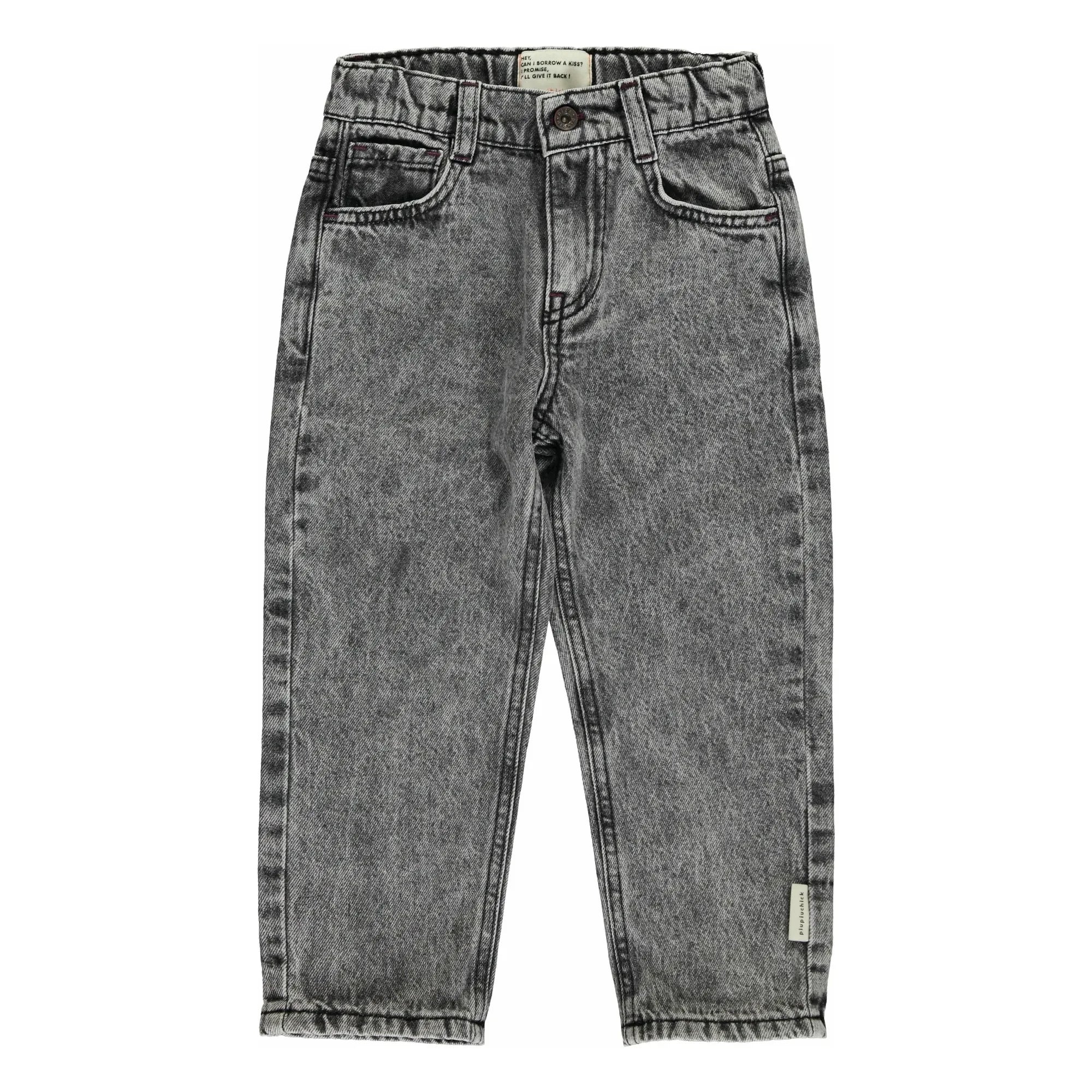 Piupiuchick – Flache Jeans | Schwarz