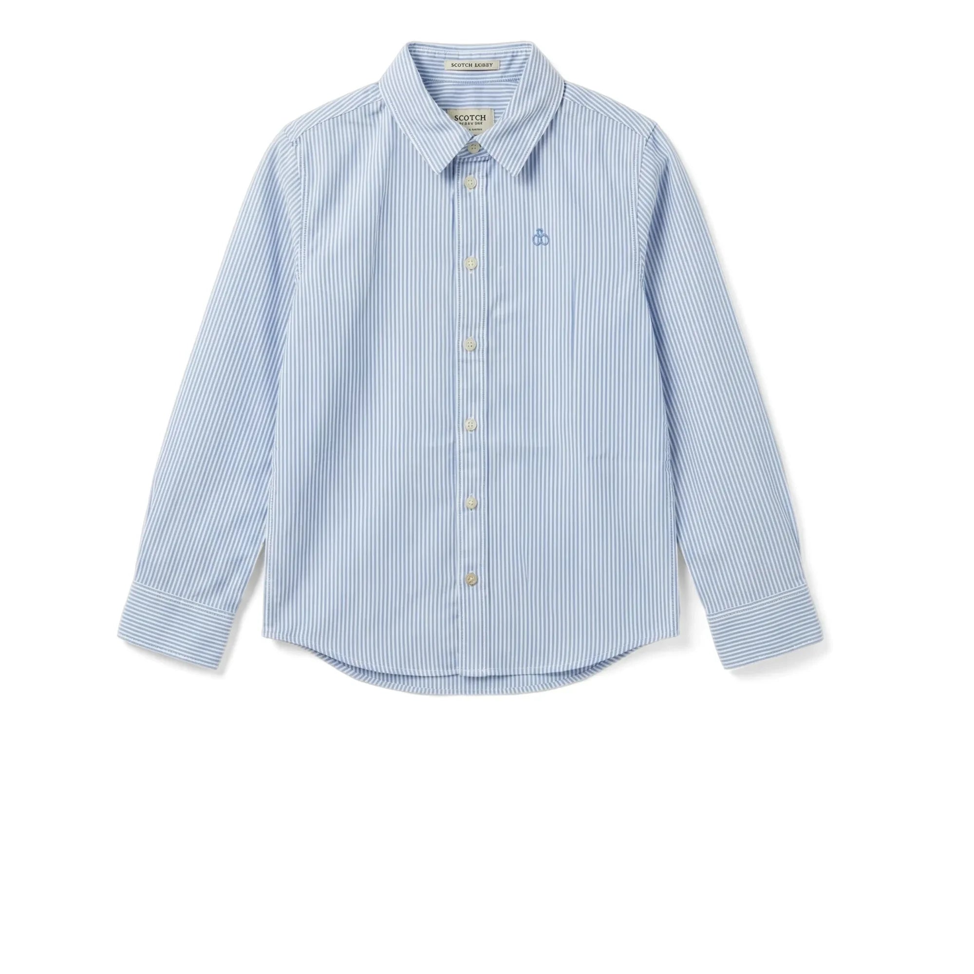 Scotch & Soda – Gestreiftes Oxford-Hemd | Blau