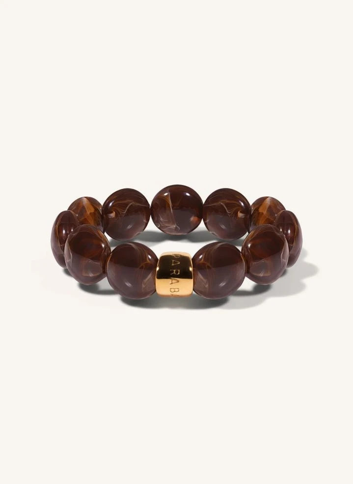 Parabaya - Bombom Cacao Armband | Braun