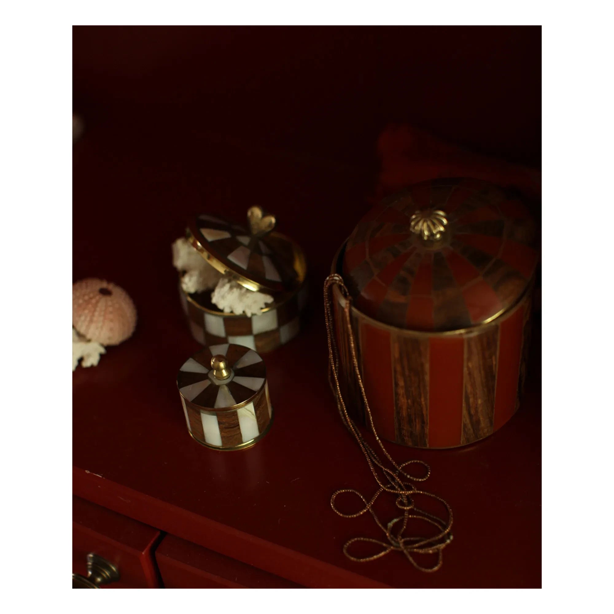 Doing Goods - Piper Circus Streifenbox | Rot