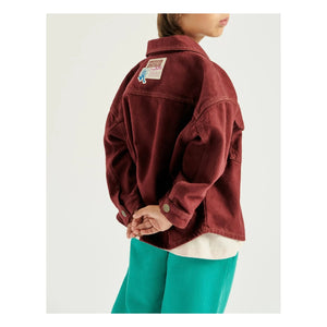 American Vintage - American Vintage X Smallable Kollaboration - Spywood Denim Jacke | Crimson