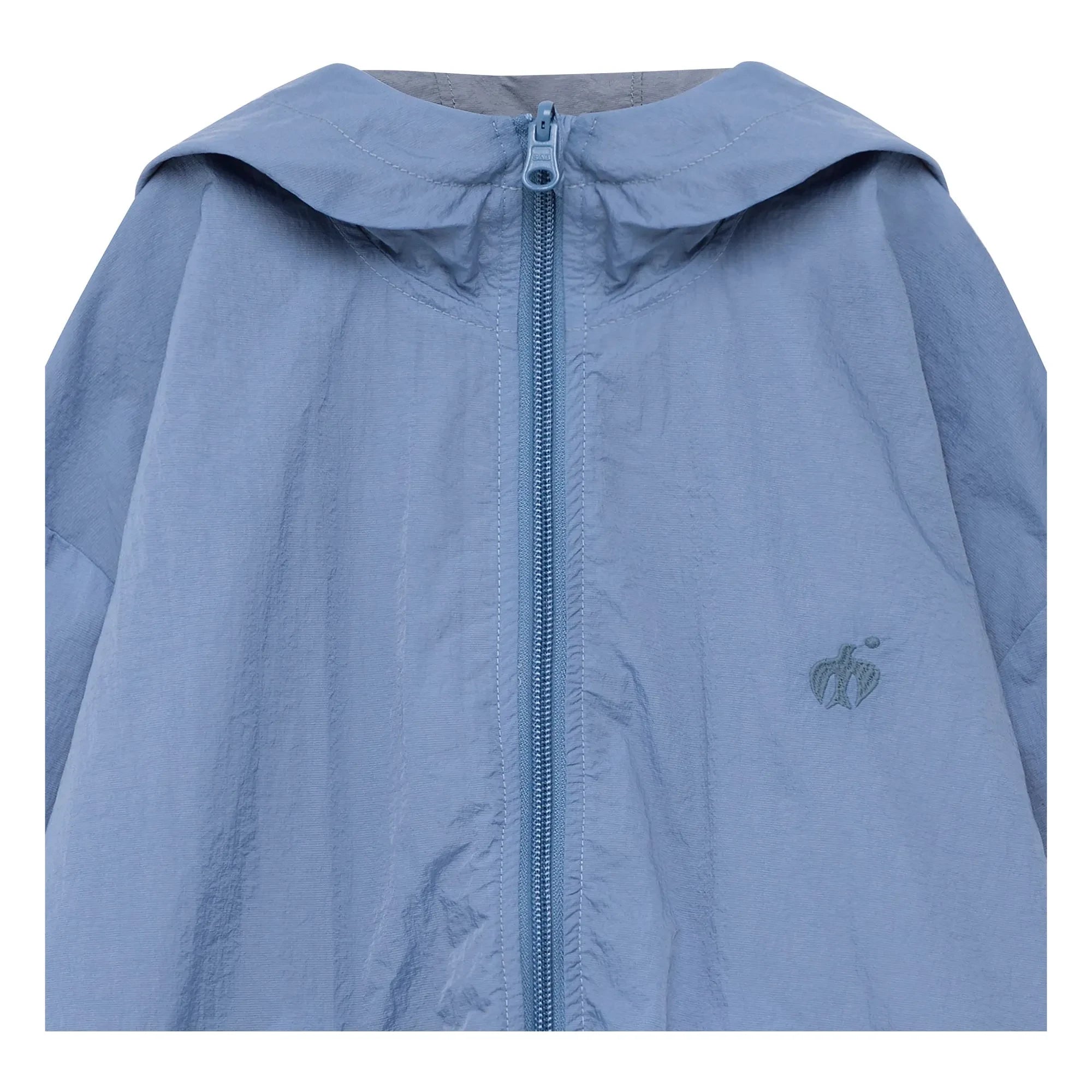 True Artist – Nr. 2 Wende-Windjacke | Grau-Blau