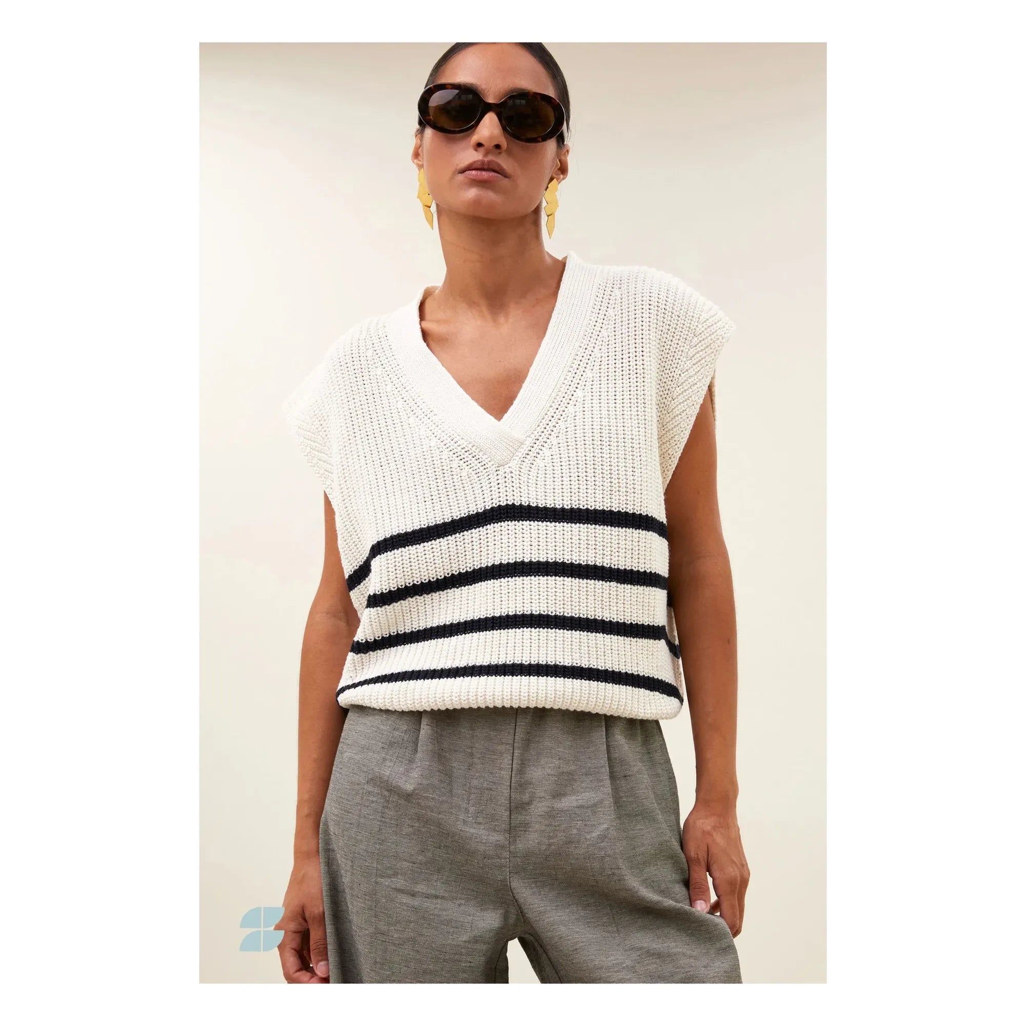 By Bar - Lune Spencer Pullover | Weiß
