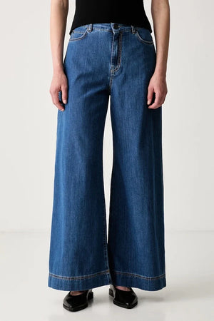 Weekend Max Mara wide leg kadın jean WKDVEGA
